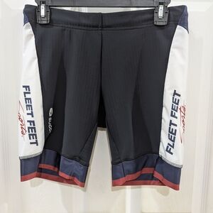 Sugoi Men's Black and White Cycling Shorts